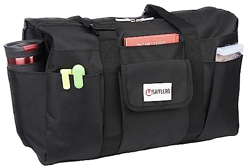SHYLERO Nurse Bag with 21 Pockets - Big, Waterproof Medical Utility Tote for Daily Use