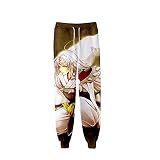 CRBTA Jogginghose Inuyasha 3D Unisex Herren Sporthose Anime Jogginghose Trainingshose Freizeithose Sweat Pants Long-XXL