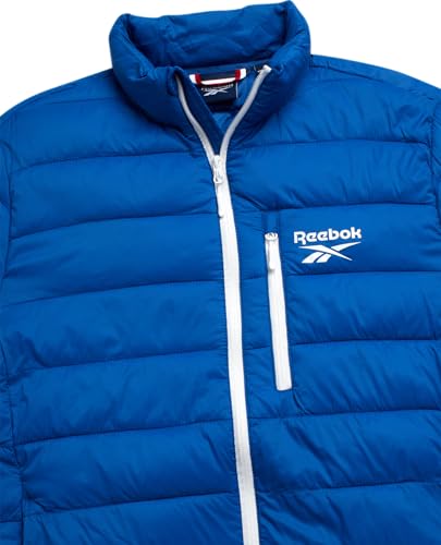 Reebok Mens Winter Jacket - Windproof Water Resistant Quilted Winter Coat - Lightweight Insulated Puffer Jacket for Men3