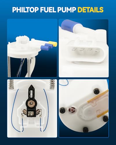 Image of PHILTOP Electric Fuel Pump Assembly Compatible with 1999-2003 Chevrolet Silverado 1500, 1999-2003 GMC Sierra 1500, 2001-2003 Chevrolet Silverado 2500 HD, 1999-2003 Chevrolet Silverado 2500, FG0271