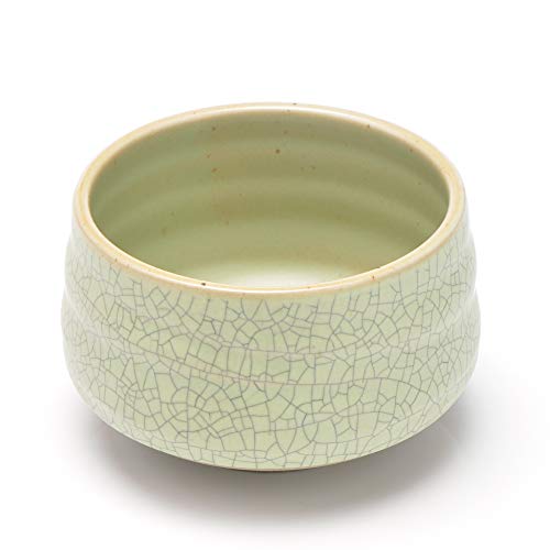 Teanagoo Chawan Matcha Tea Bowl And Matcha Whisk Rest, Chasen Holder Mb-6, 18Oz / 510 Ml, Matte Light Green With Black Seam, 2 Pcs/Boxes.handle Mixing Wisk Stand, Match Sifter Whisker Handmade Brush… #TOP1