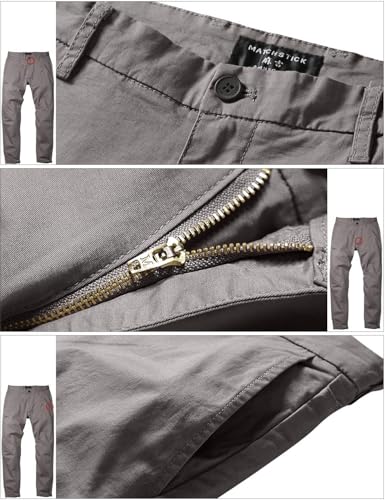 Image of Match Men's Regular Fit Comfort Stretch Casual Chino Pants