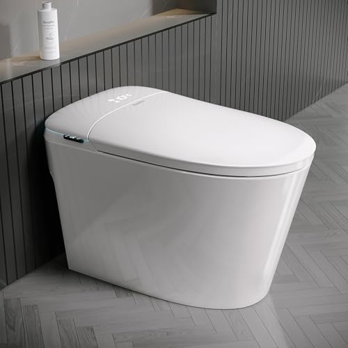 Smart One-Piece Elongated Toilet with Features