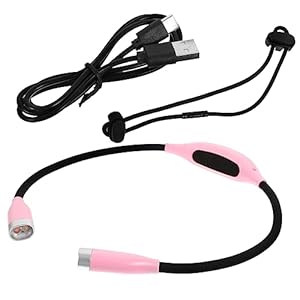 Artibetter W7LO1418 Leselampe Nackenlicht Rosa