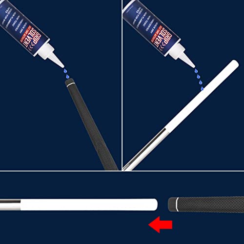 LZFAN Golf Grip Kits for Regripping Golf Clubs - Professional Quality - Options Include Hook Blade, 15 Tape Strips, 4 oz Grip Solvent & Rubber Vise Clamp - Thumbnail 6