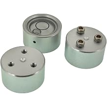 GPS RTK level, centering rod, carbon fiber horizontal bubble accessories with screw holes21x13mm silver white
