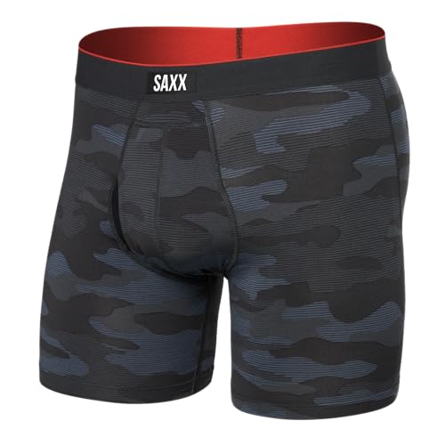 SAXX Underwear Co. Men's Underwear with Pouch Multi Sport Mesh Boxer Brief Fly