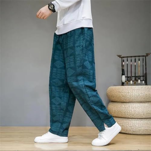 Men Harem Trousers Casual Hip Hop Trend Korean Style Wide Baggy Pants2