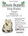Oasis Supply, Ultra Flexible Icing Sheets, White, Paper 8.5