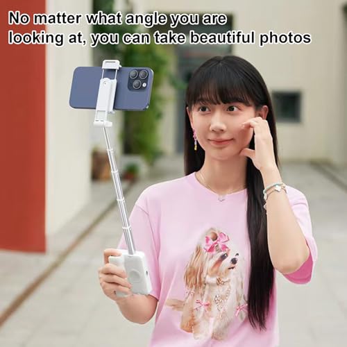 Trípode para teléfono magnético saibunratus extensible con control remoto para vlogs 3