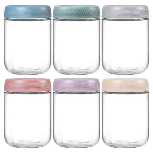 19+ Stylish Butler's Pantry Ideas to Elevate Your Space 2 NETANY 6-pack 16 oz Overnight Oats Containers with Lids, Glass jars with Airtight Lids, Wide mouth Mason Salad jars, Glass Food Storage Containers for Snacks Yogurt Spice Sugar