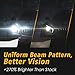 Hikari UltraFocus H1 LED Bulbs,18000LM,32W Prime ZES LED Equivalent to 120W Ordinary LED,High Performance LED Kit,Halogen Upgrade Replacement,Canbus Ready,6000K White,Foglight