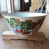 水越与三兵衛 松風亭画 菓子器 金彩 赤絵 一力茶屋文 竹栄堂 大正期