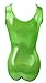 Sookie Active Metallic Sheen Classic Tank Leotard (Lime Mint, Ladies - Medium)