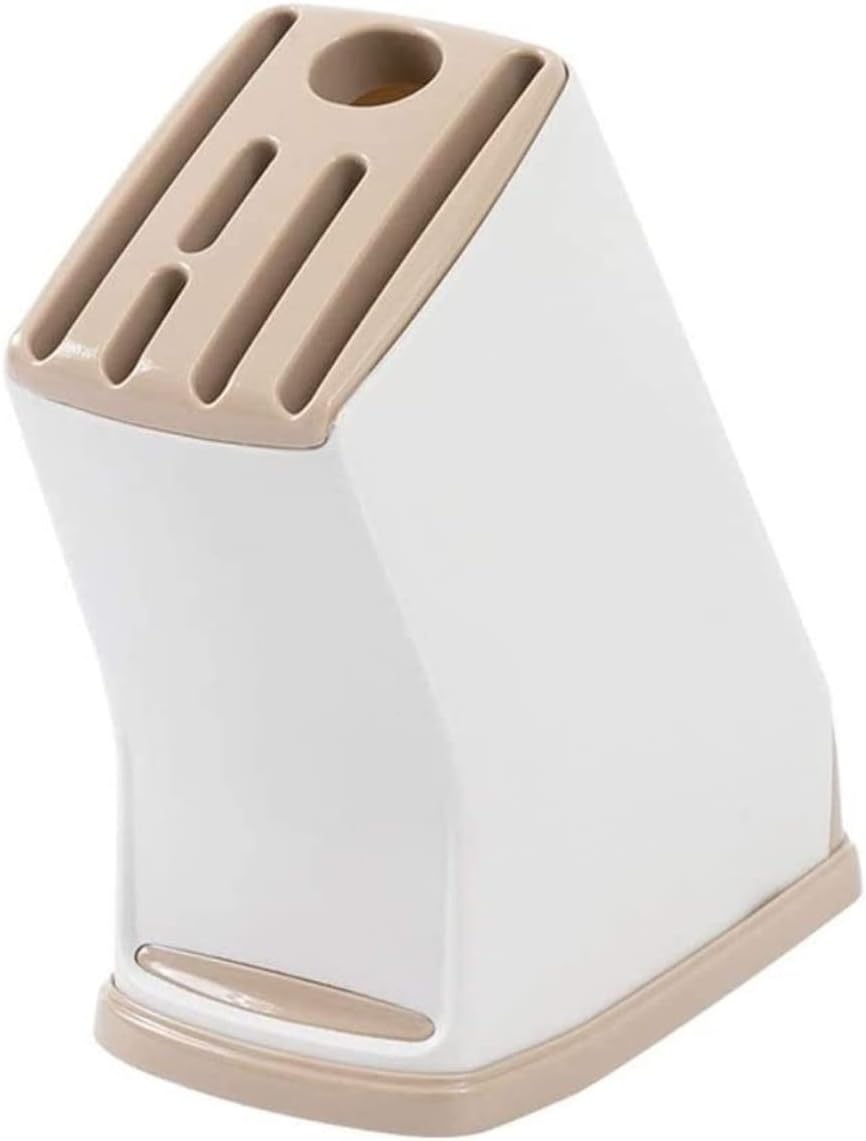 Knife Block Storage Stand Kitchen,Only Selling Cutter Holder,Plastic for Knives Tool Drain Gadget