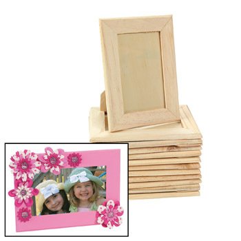 Fun Express 5x7 Color Yourself Frames - Set Of 12 - DIY Fun Craft for Home and School