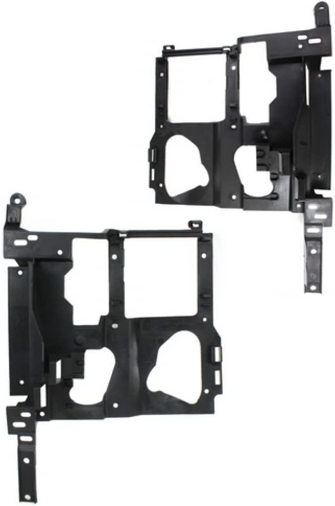 For Chevy Silverado 1500/2500 HD Headlight Bracket 2001 2002 Driver and Passenger Side Pair/Set | Support | Fits 2007 Classic | GM1221121 + GM1221122 | 15798919 + 15798920
