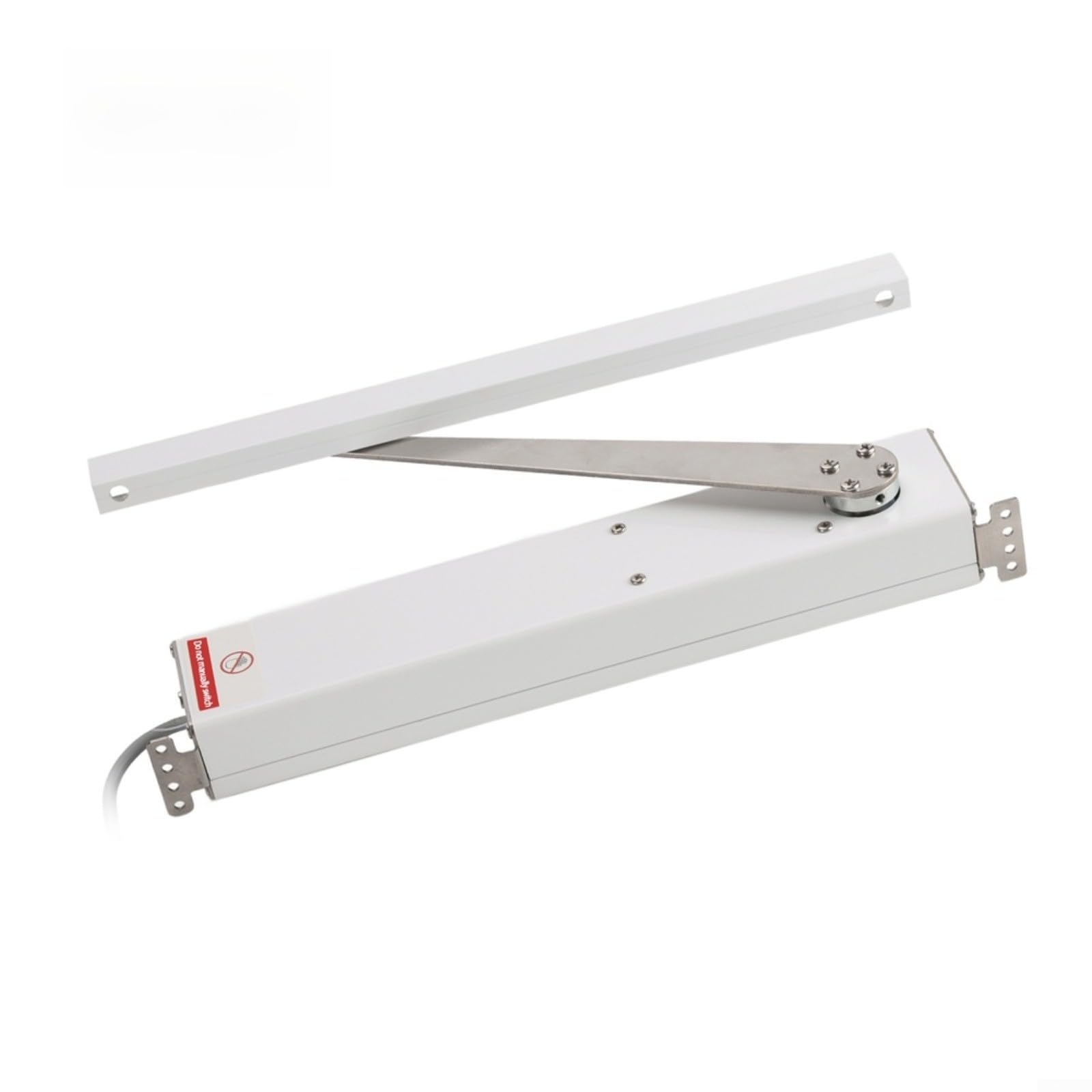 Braccio scorrevole elettrico apri finestra DC24V 200N spinta 300mm motore silenzioso per automazione domestica intelligente verso l'interno esterno per finestre argento