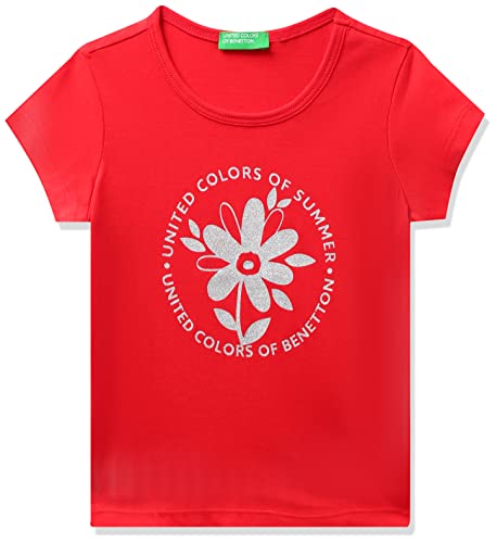Image of United Colors of Benetton Baby-Girl's Solid Regular Fit T-Shirt