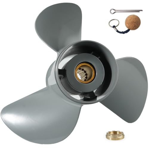 VRIWOY 13×21 Propeller for Honda 60hp 70hp 115hp 120hp 130hp Boat Prop