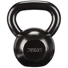 Idea Regalo - Amazon Basics Kettlebell in ghisa, 20 kg, Nero