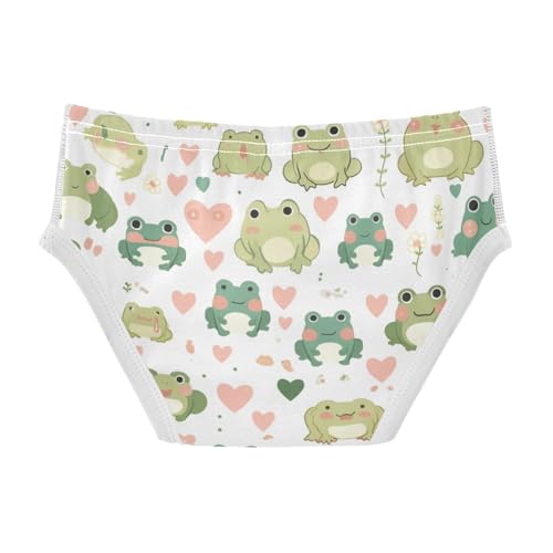 KLL Cute Frog Pattern Toddler Boys Pure Cotton Training Underwear Cute Undies2