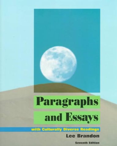 Paragraphs and Essays: With Culturally Diverse ... 0395871093 Book Cover