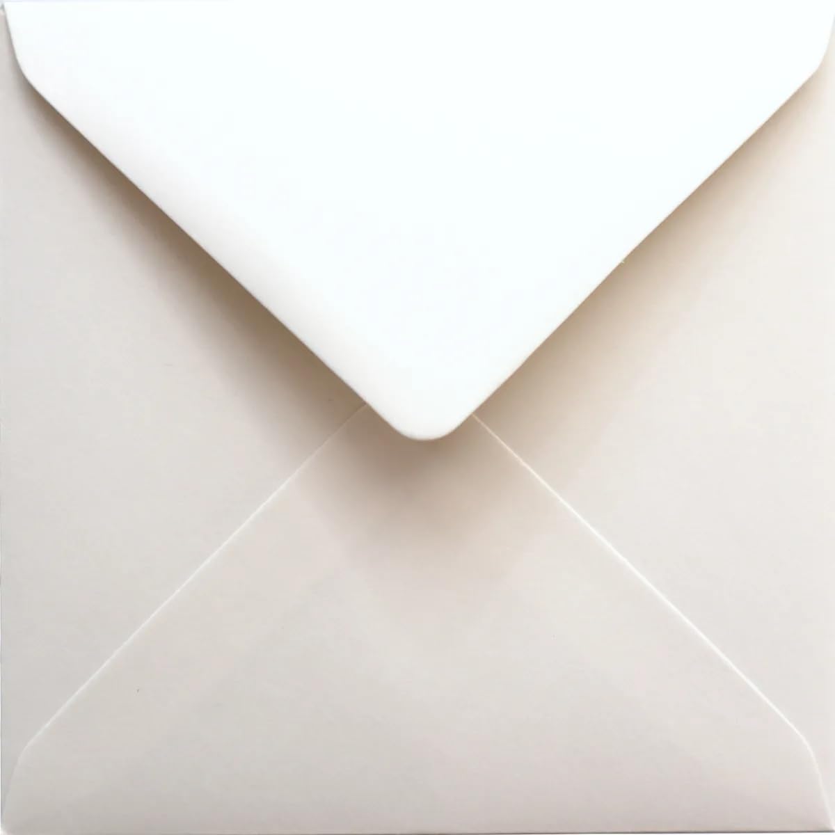 Netuno 25 Square Coloured envelopes Ecru 110x110 mm 4.3x4.3 in 120gsm Malmero Craie eco-Friendly envelopes Cream envelopes for Greeting Cards Christmas Cards Weddings Invitations Birthday