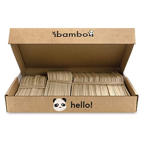 Ibambo Natural Bamboo Utensils 100 Set (50 Forks, 25 Spoons, 25 Knives) Biodegradable Cutlery, Reusable Or Disposable Bamboo Cutlery, Compostable Bamboo Flatware For Weddings, Camping, Picnic, Parties #TOP3