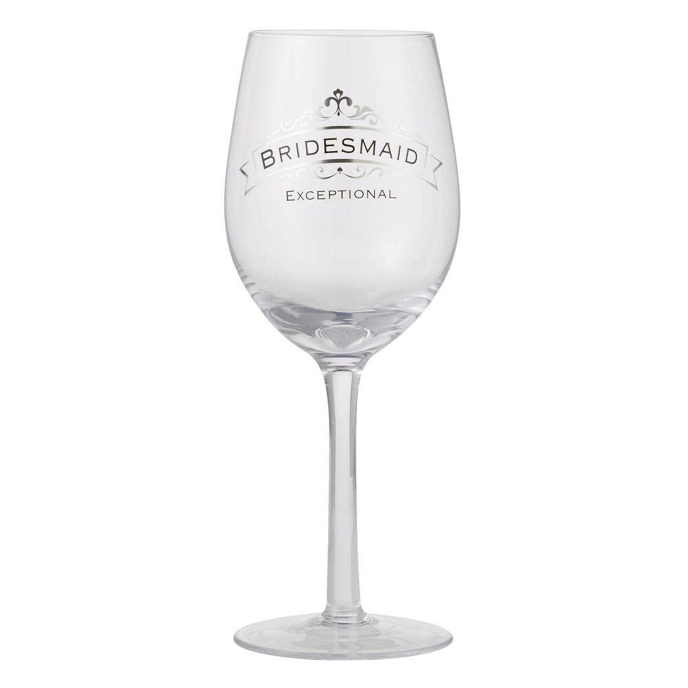 Verre à vin Enesco transparent demoiselle d'honneur de 22 cm
