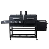 Diseño de colocación en la parte inferior: parte inferior de área grande, herramientas para barbacoa de alimentos, etc., con 4 ruedas universales, fácil de mover