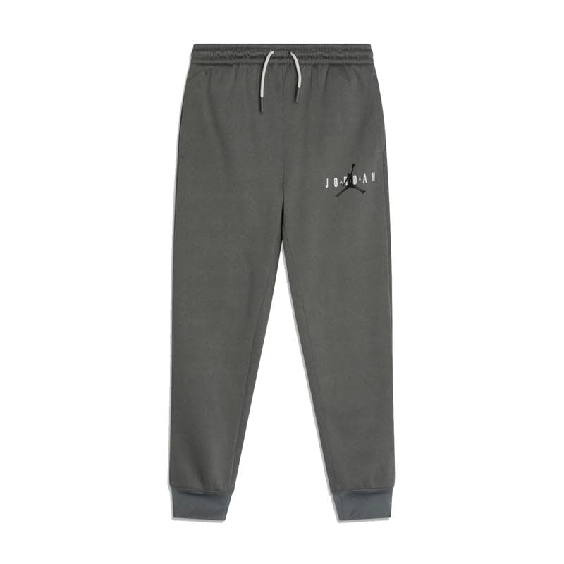 NIKE Pantaloni della Tuta per Bambini Jumpman sostenibili Grigio Scuro - Marca EAN: 0825664029576 - Taglia: 5-6 Anni