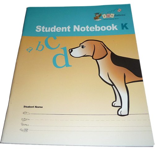 Notebook Fundations Student K pour l'apprentissage des lettres au CP