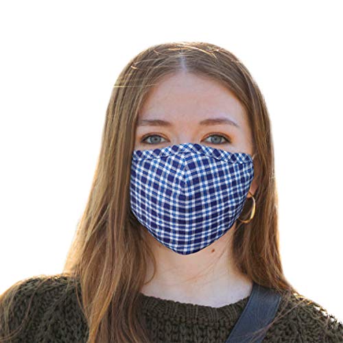 Image of VRITRAZ Print Reusable Washable PM 2.5 Anti Pollution Activated Carbon Dust Face Mask with Breathing Valve