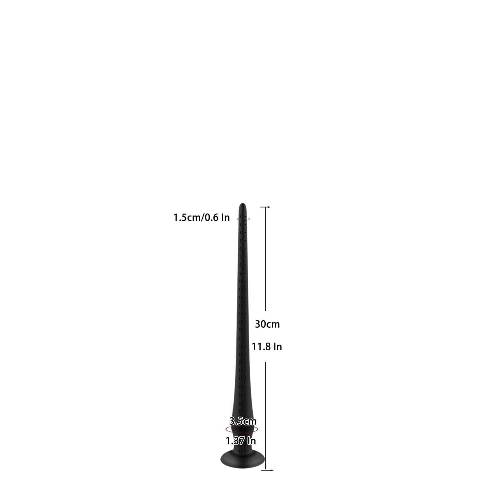 Súper Largo Suave Silicona Anal Plug In-Deep G Spot Gold Butt Plug Anal Stick Long Consolador Dong Adultos Juguetes Sexuales for Mujeres Hombres Gay