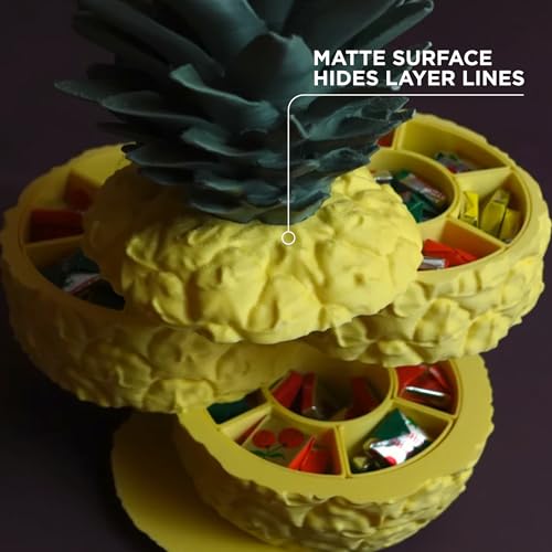 Polymaker Matte PLA Filament 1.75mm Savannah Yellow, 1kg Carton Spool PLA Filament 1.75 - PolyTerra PLA 3D Printer Filament, Print with Most 3D Printers Using 3D Filament