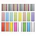 Guided Reading Highlight Strips with 3 Styles dyslexia Overlay, Colorful Overlay Bookmarks Reading Tracking Rulers for Children, Teachers, and Dyslexics 40 Pieces（24 Standard Size and 16 Large Size）