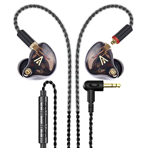 Audiovance Vibes 201M �L���w�b�h�t�H�� �}�C�N�t�� �m�C�Y�L�����Z�����O �L���C���z�� �o�X�쓮 HiFi�C���z�� ���K�ł�������t�B�b�g �L�����[�P�[�X �C���[�o�b�h�`�b�v 3.5mm�W���b�N �ґg�R�[�h (�N���A�u���E��)