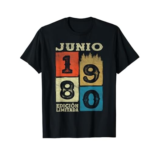 Junio 1980 Vintage - 43 Años Regalo Cumpleaños Hombre Camiseta