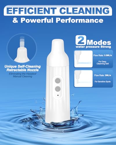 Portable Electric Bidet, 270 ml, High Pressure Bidet Shower Replaces Wet Toilet Paper - Image 3