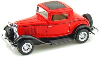 Kinsmart 1932 Ford 3-Window Coupe 1/34 Red