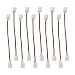 AspenTek 3528 LED Strip Light Connector Adapter 2 Pin Connector for Single Color Non-waterproof 3528 Led Light Strip with 8mm Wide PCB Board