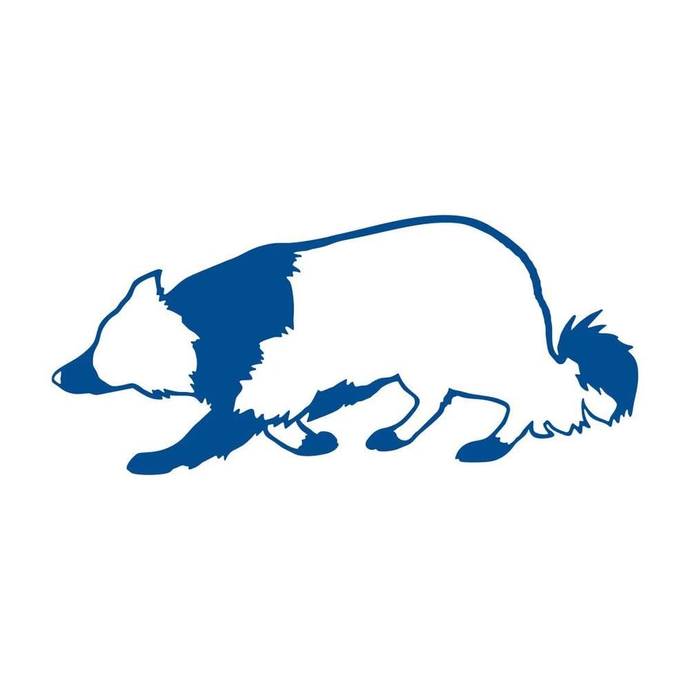 Border Collie Breed Sticker A Must Have Exterior Accessory for Dog Lovers(Blue,15cm)