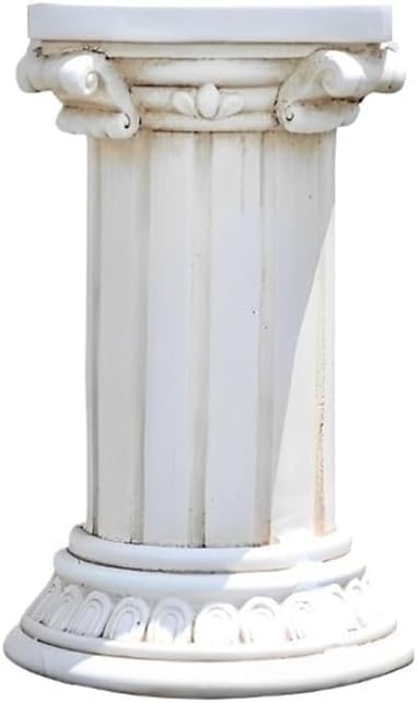 Greek & Roman Column Pedestal Stand – Magnesium Oxide Pillar for Statues, Figurines, Wedding, Home & Garden Decor