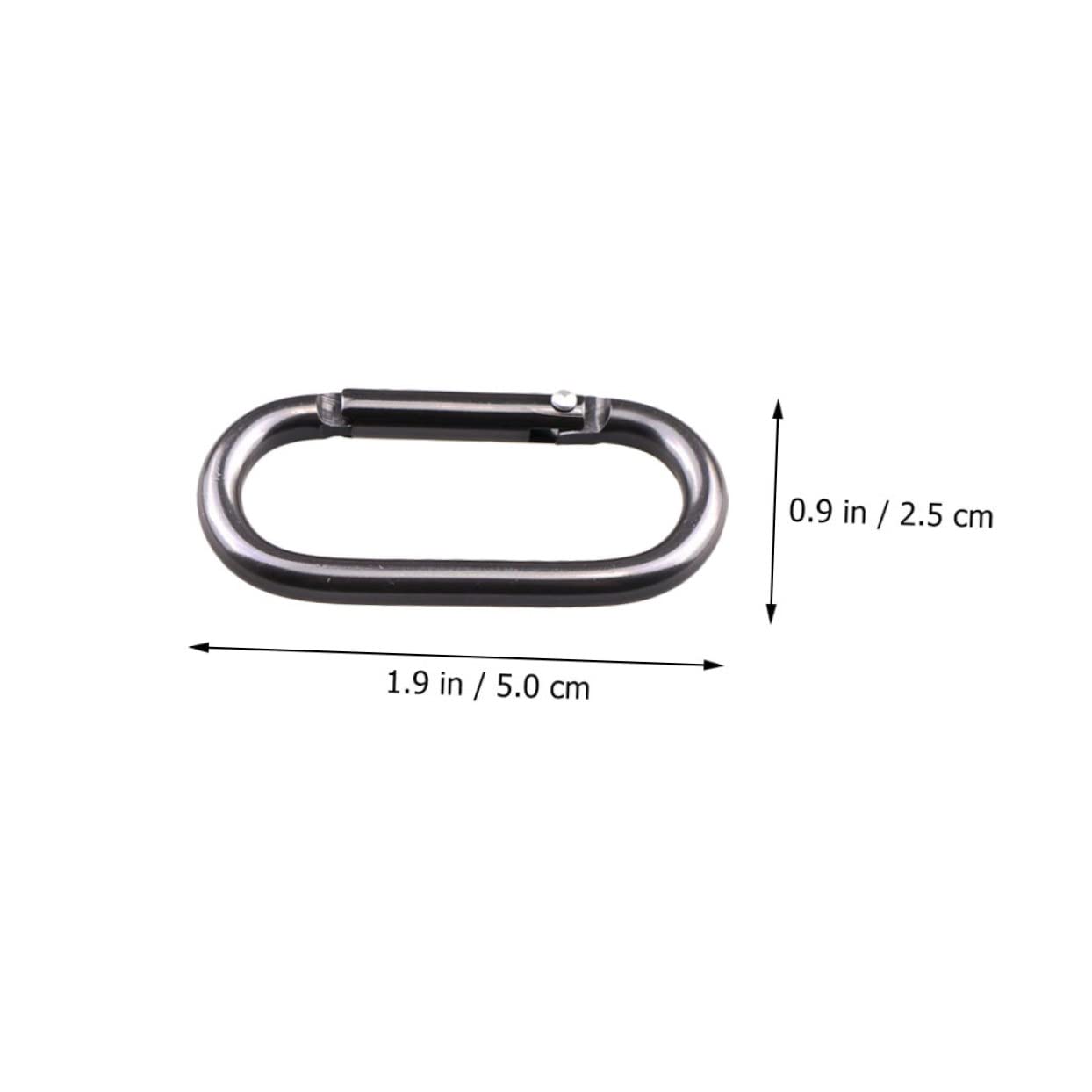 UPKOCH 3 Sätze Oval Buckles Für Wasserflaschen Und Taschen Praktische Karabiner Für Camping Und Outdoor Aktivitäten Und Langlebig 20 Stück * 3