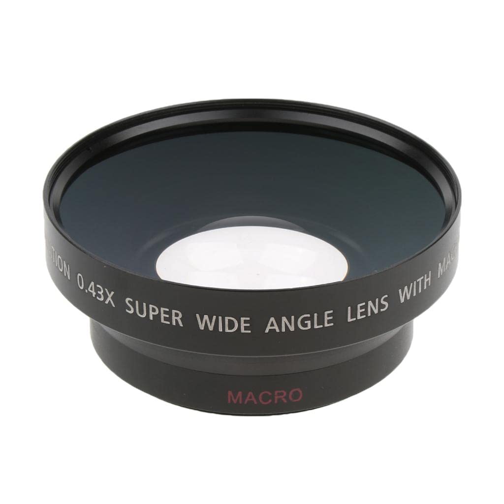 Objectif Convertisseur Grand Angle et 62 Mm 0,43x pour Appareils Photo Numériques DV 0,43x67