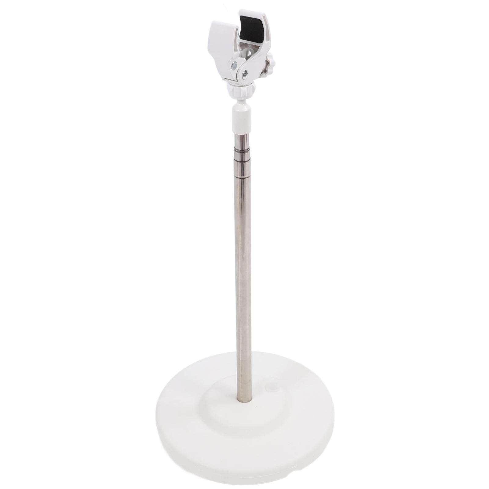 Supporto Regolabile per Asciugacapelli in Acciaio Inossidabile Supporto Telescopico per Ventilatore Pavimento Girevole per Toelettatura di Animali Domestici in Bagno, Materiale ABS per uno