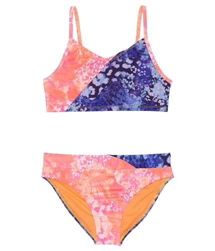 Image of Under Armour Girls' Two Piece Bikini Swimsuit, UPF 50+ Sun Protection, Quick Drying Bathing Suit