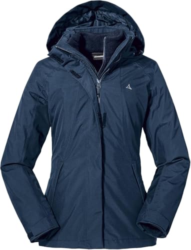 Schöffel Damen 3in1 Jacket Partinello L, wind- und wasserdichte...