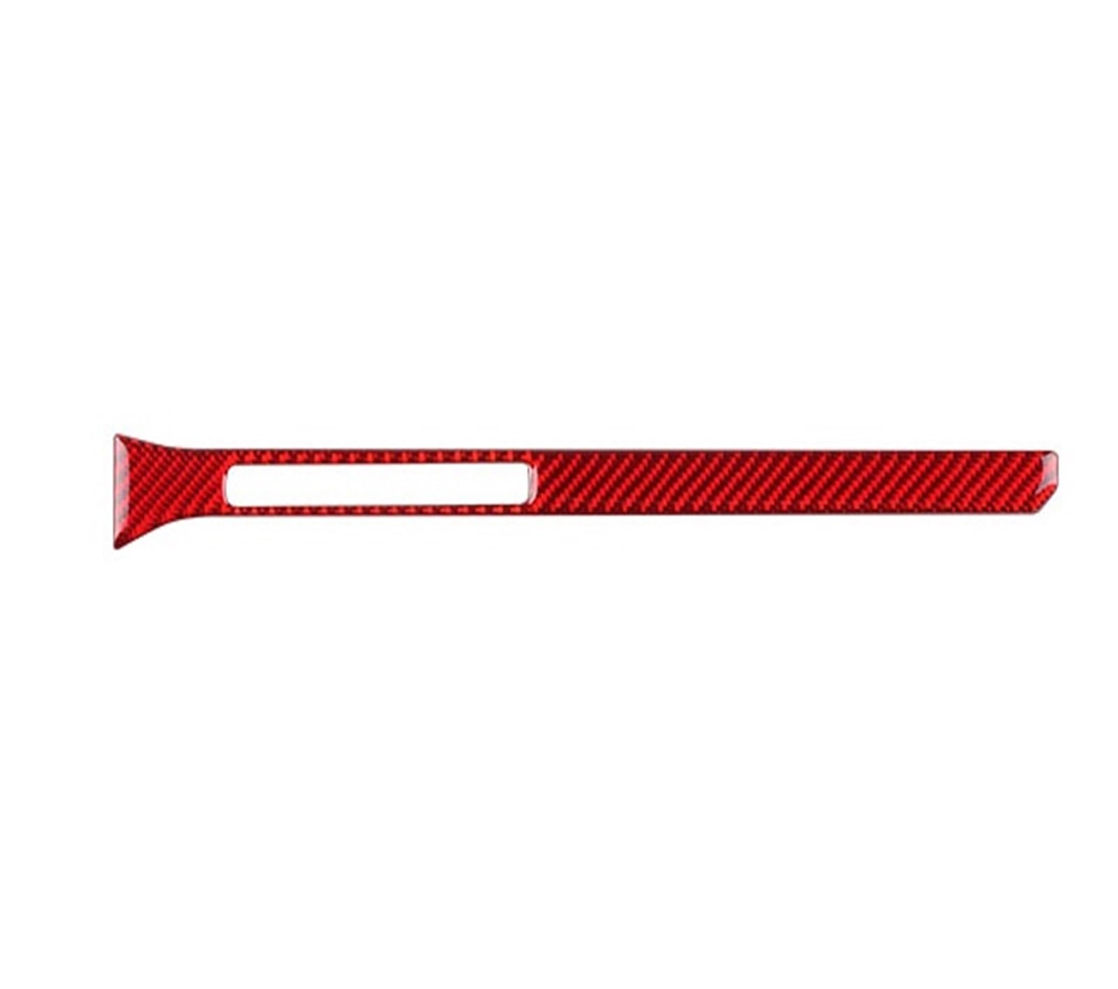 Interior Trim for Mustang GT for Dark for Horse for EcoBoost 2024 2025 2026 LHD RHD Center Console AC Outlet Trim Sticker Cover Trim Sticker(Type A for RHD Red)